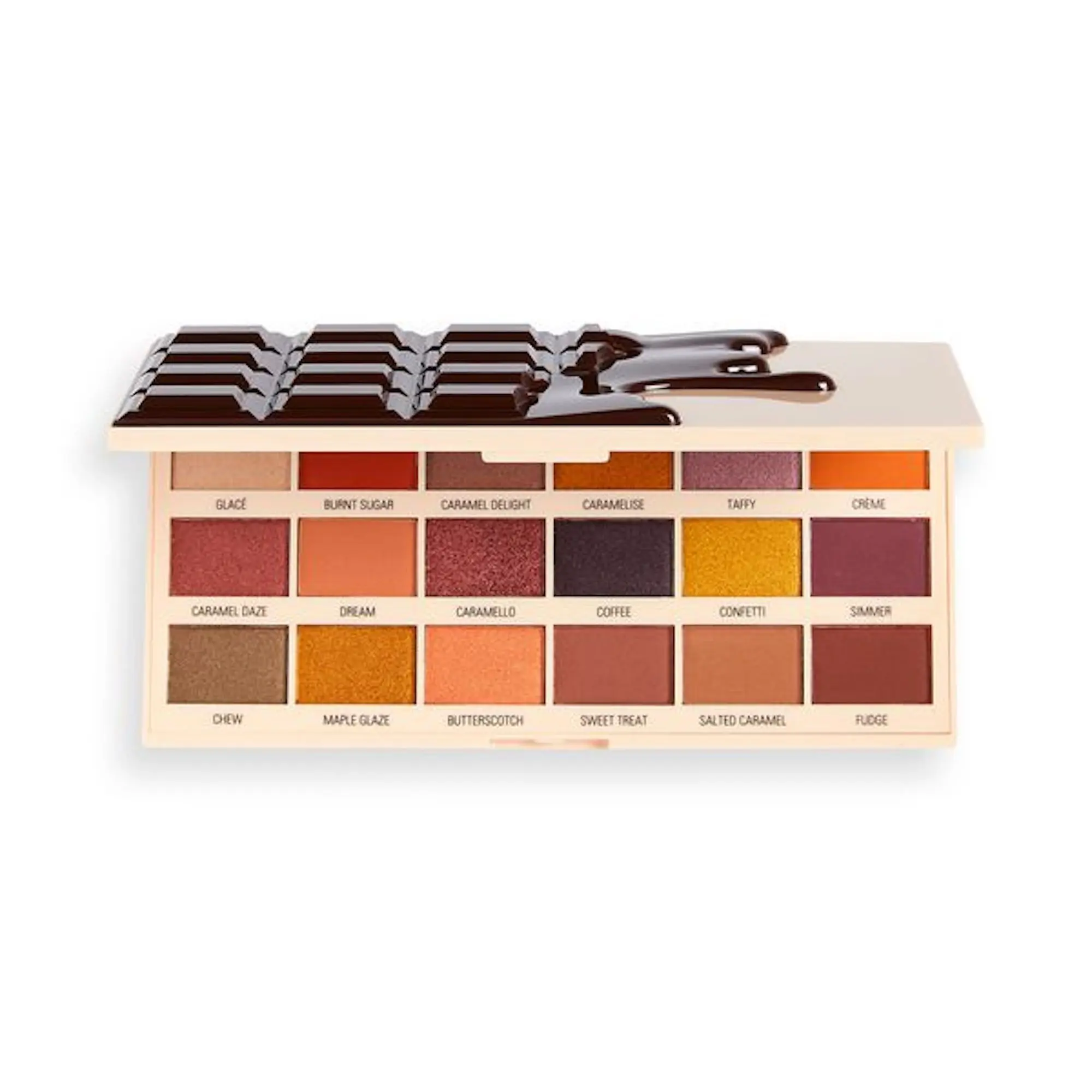 I Heart Revolution - I Heart Revolution Caramel Nudes Chocolate Eyeshadow Palette Fards à Paupières Palette - Tendance