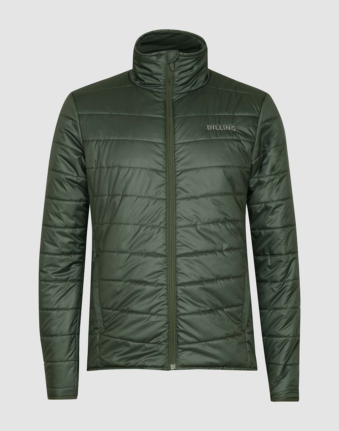 Jas van gerecycled polyester en merinowol voor heren