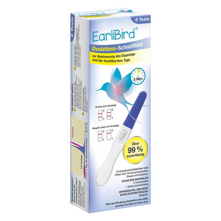 Earlibird Ovulationstest, 5 St