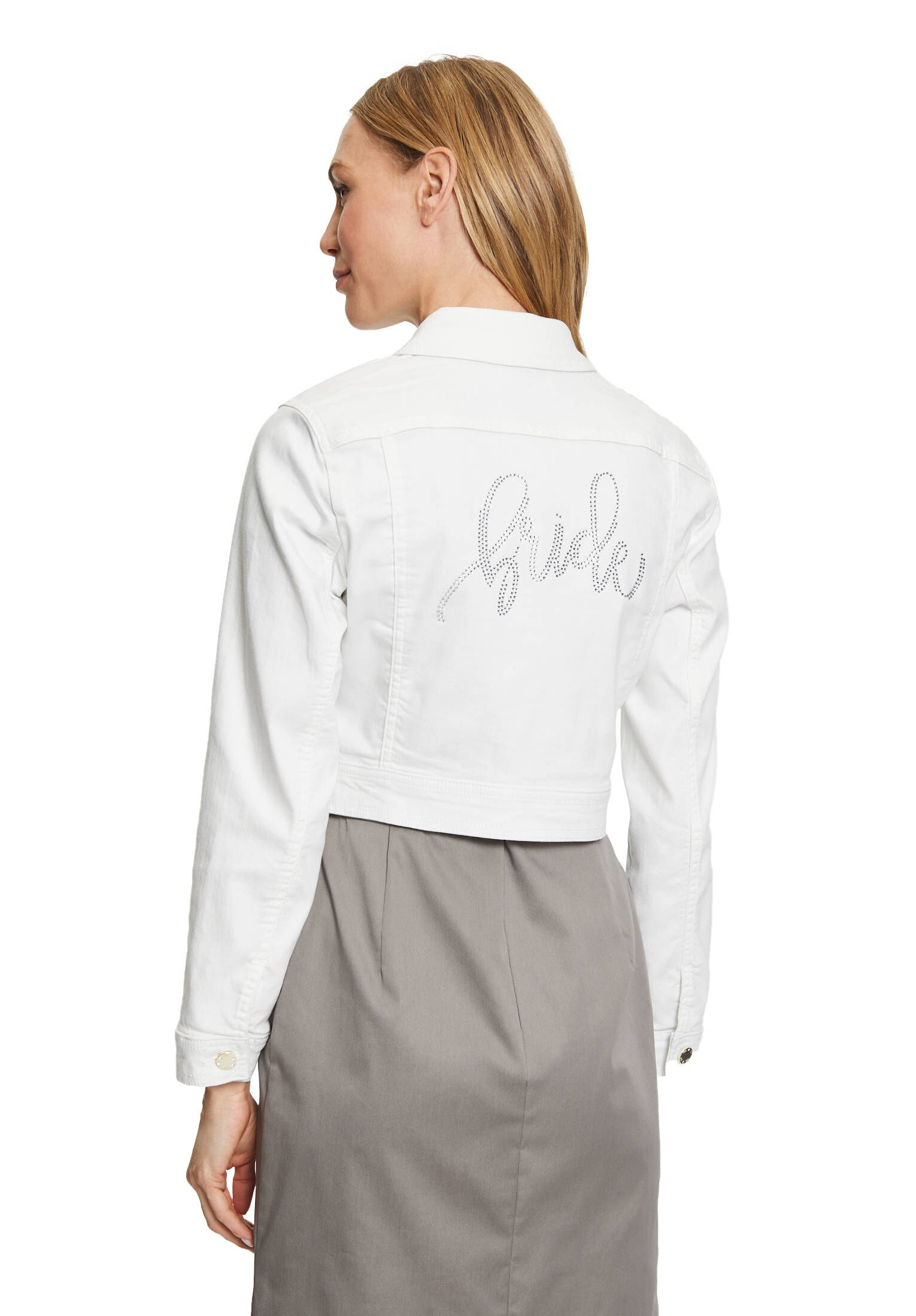 Vera Mont| Damen Jeansjacke mit Patches