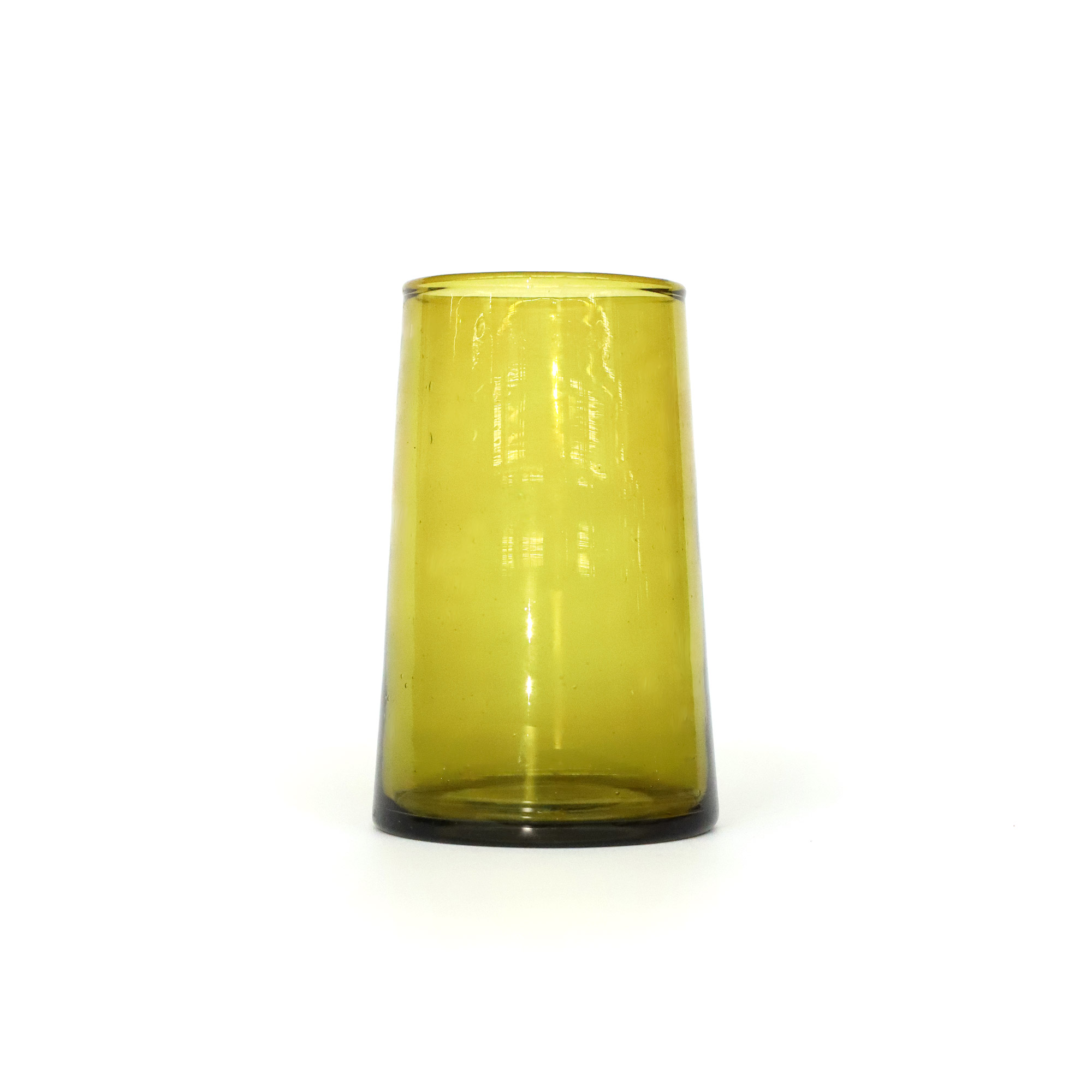 Glas grün, Ø 6 - 7 cm, H 12 cm zu 4,60