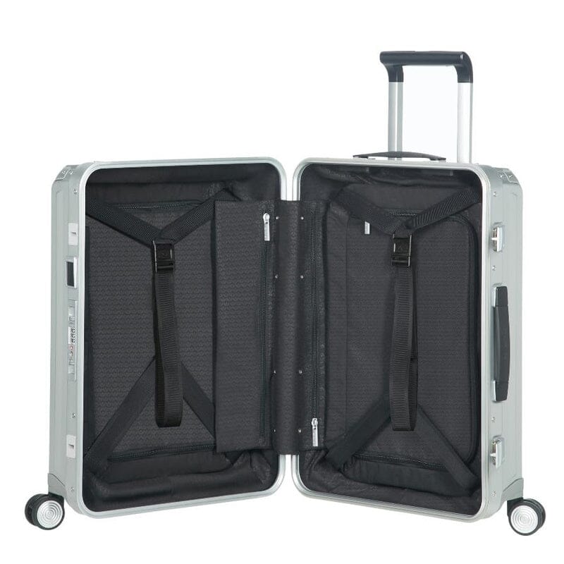 Samsonite Lite Box Alu Harde Koffer 55cm Aluminium