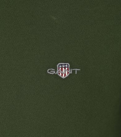 Gant Shield Piqué Poloshirt Donkergroen 2210-313 kopen