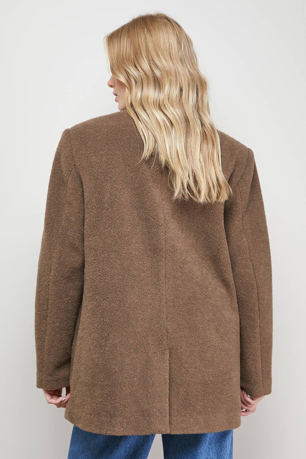 Oasis Veste Blazer sans Col