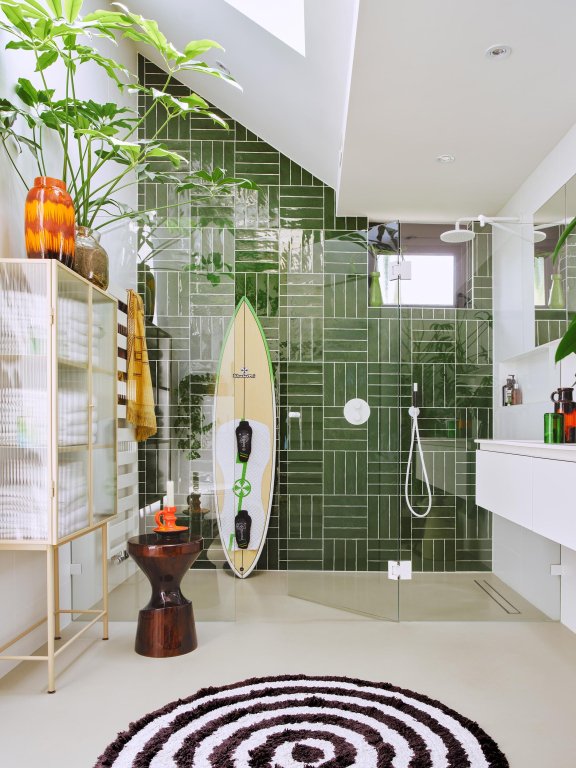 HKliving Round badmat Ø120 crème