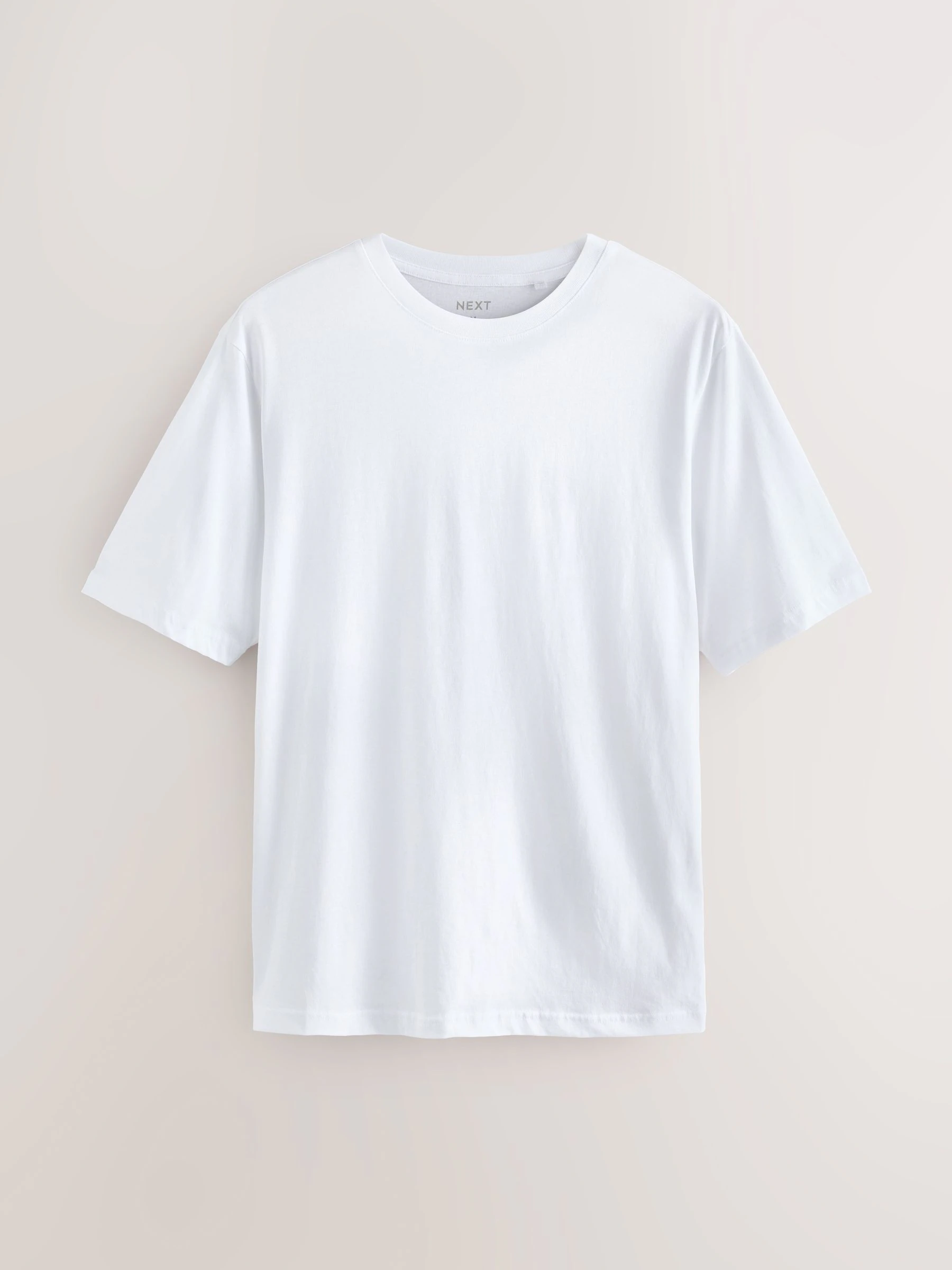 Zwart/Wit/grijs/leigrijs/kiezelkleurig/Bruin - Normale Pasvorm - Essential katoenen T-shirts verpakking van 6
