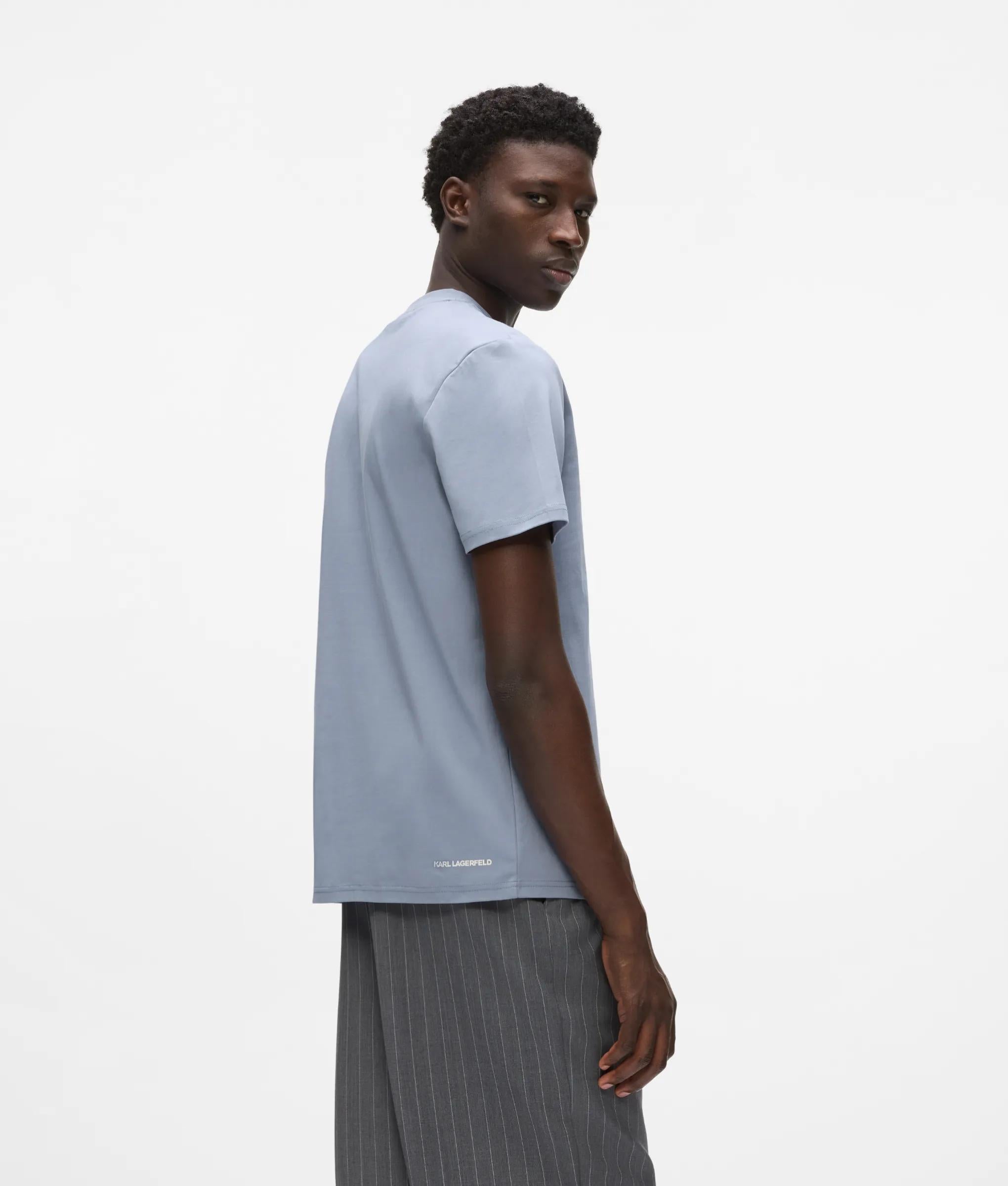 Monogram T-shirt in normale pasvorm