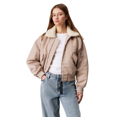 Veste femme Satin Aviator CALVIN KLEIN