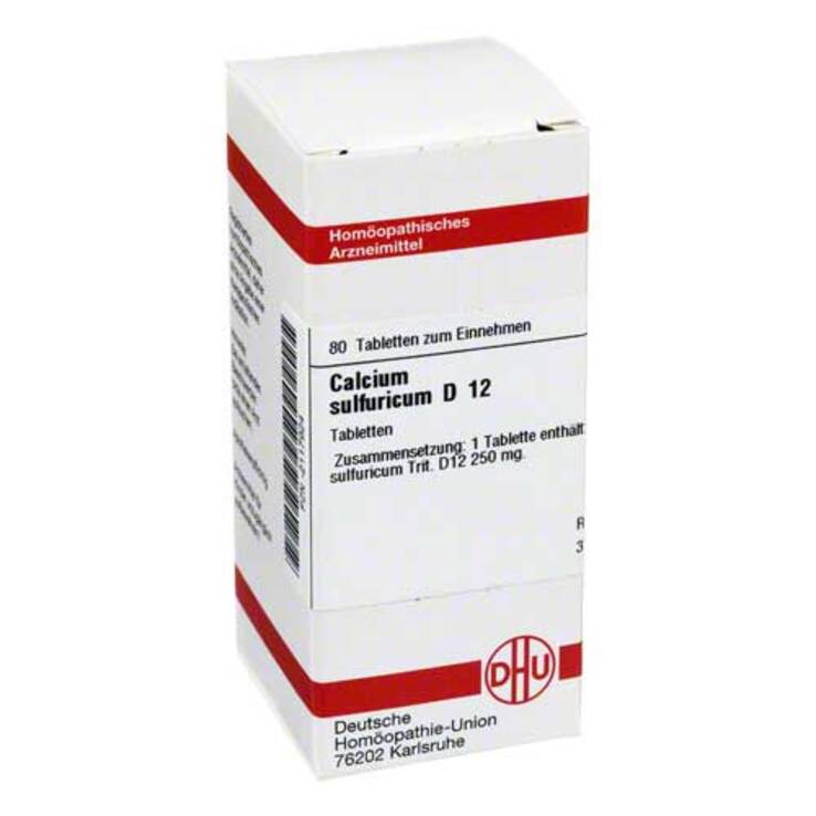 DHU Calcium sulfuricum D 12 Tabletten, 80 St