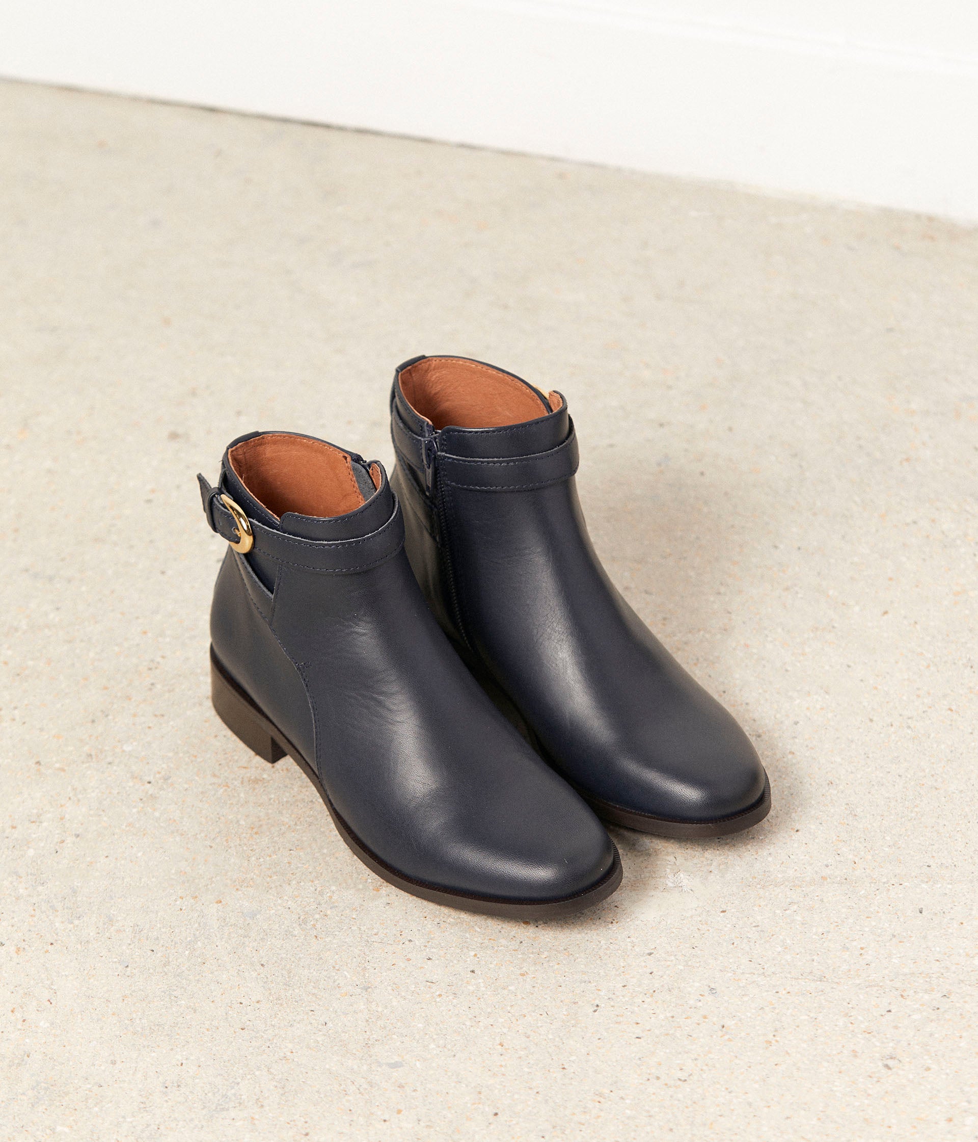 Bottines marine Simone