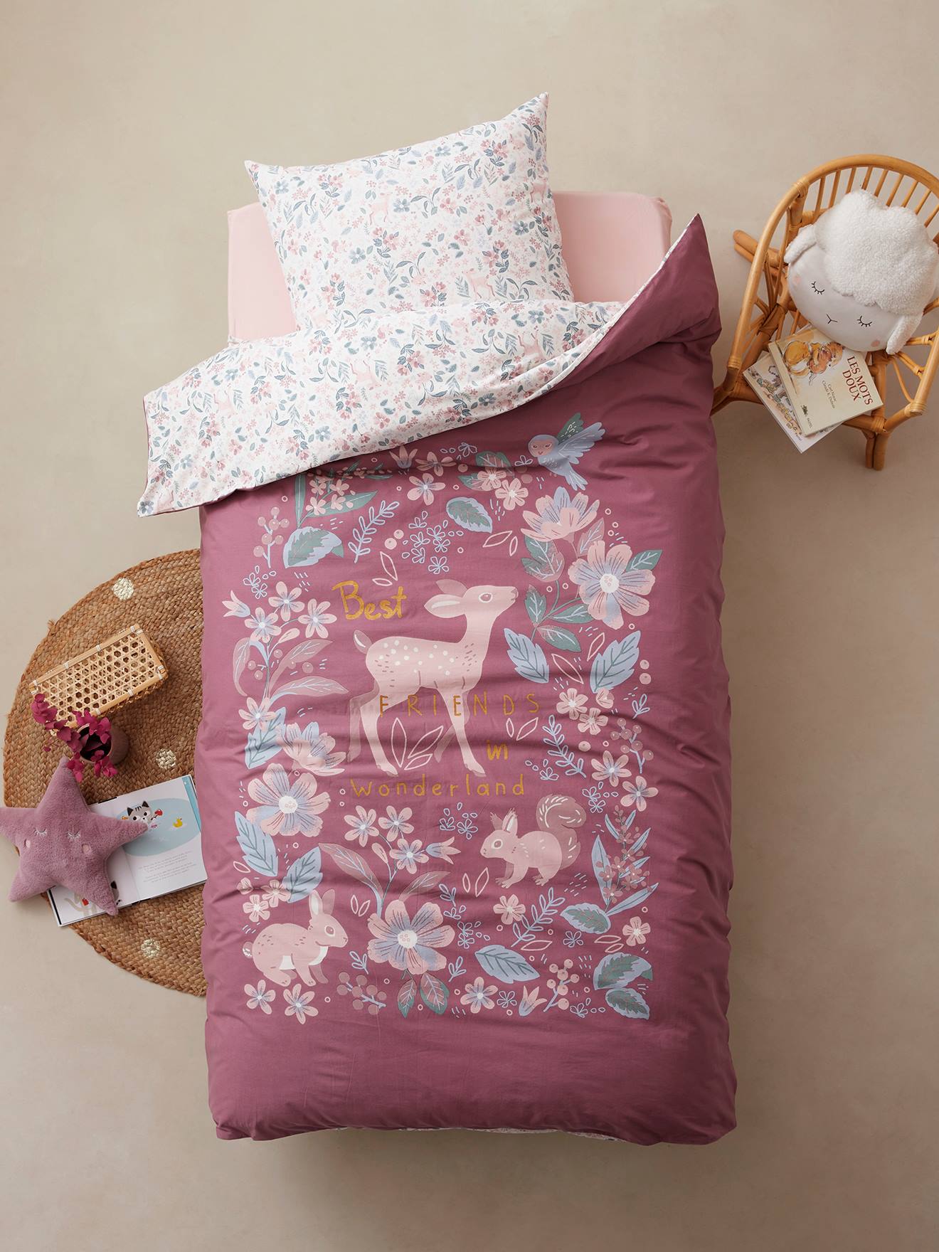 Conjunto infantil Magicouette Best Friends in Wonderland Plum