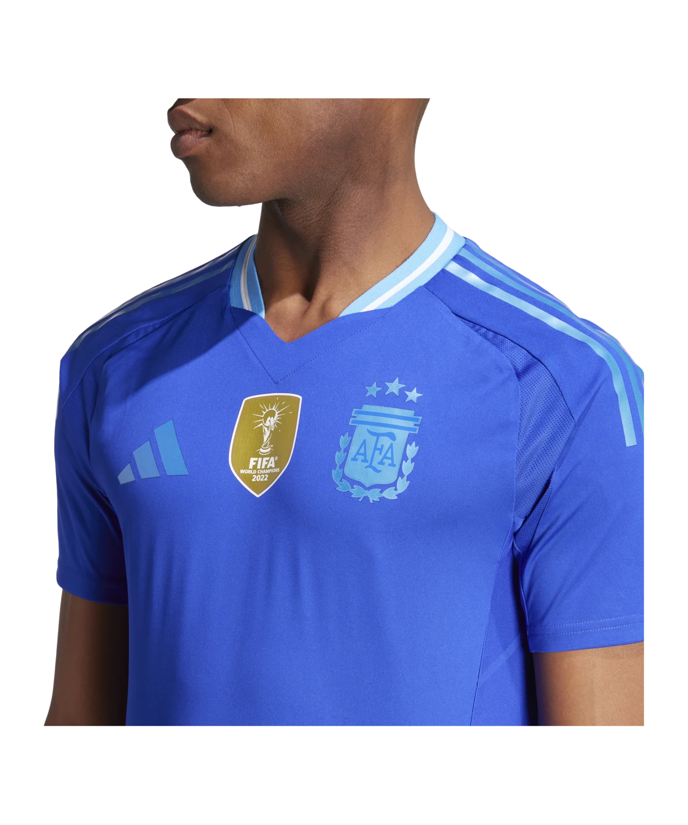 adidas Argentinien Auth. Trikot Away Copa America 2024 Blau