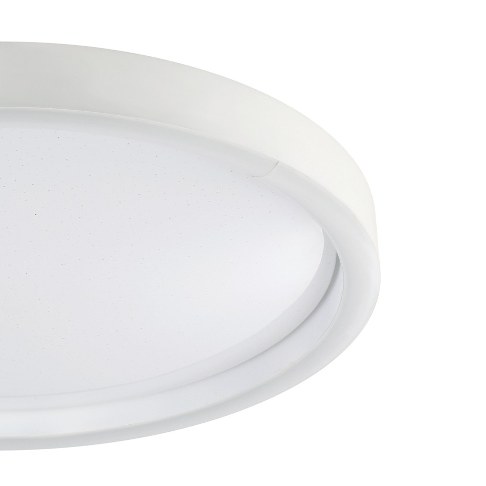 EGLO - Montemorelos-Z loftlampe hvid m/krystaleffekt Ø42 - RGB + TW - Zigbee, Bluetooth