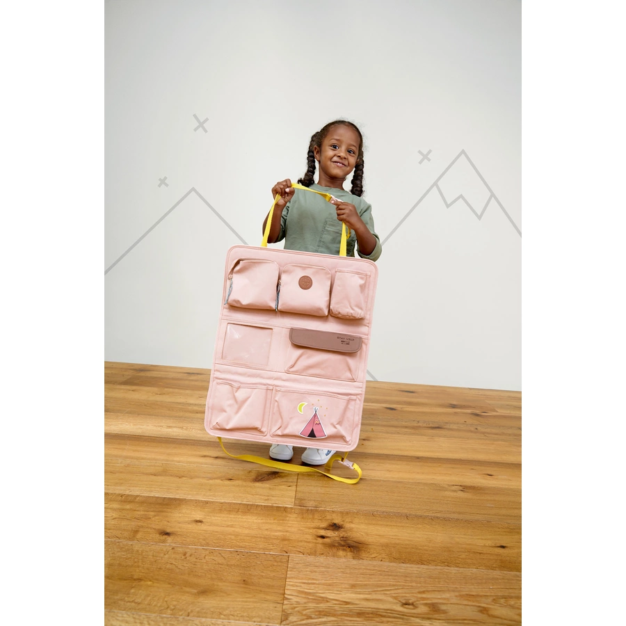 LÄSSIG Car Wrap to Go Adventure Tipi Pink