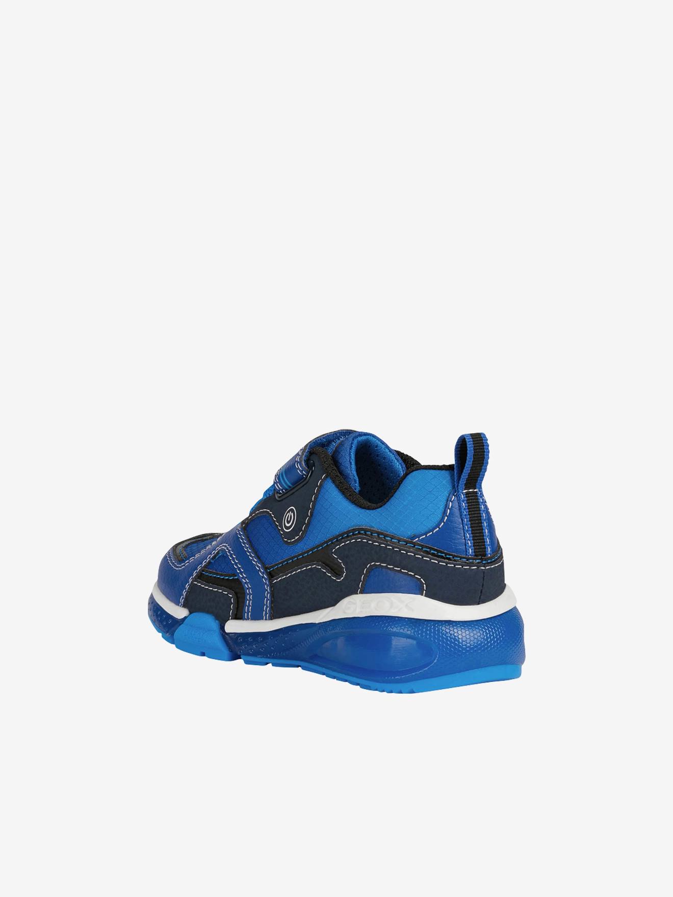 Tênis Bayonyc GEOX® com luzes para meninos, azul elétrico