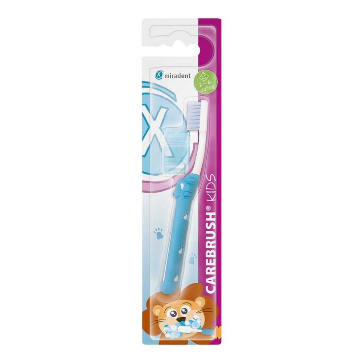 Miradent Carebrush Kids Zahnbürste 2 - 6 Jahre blau, 1 St