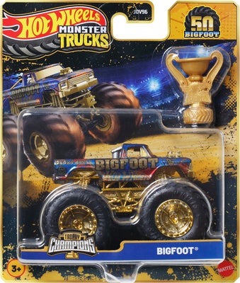 Hot Wheels Monstertrucks Bigfoot Trophy Champions Bil Blandet
