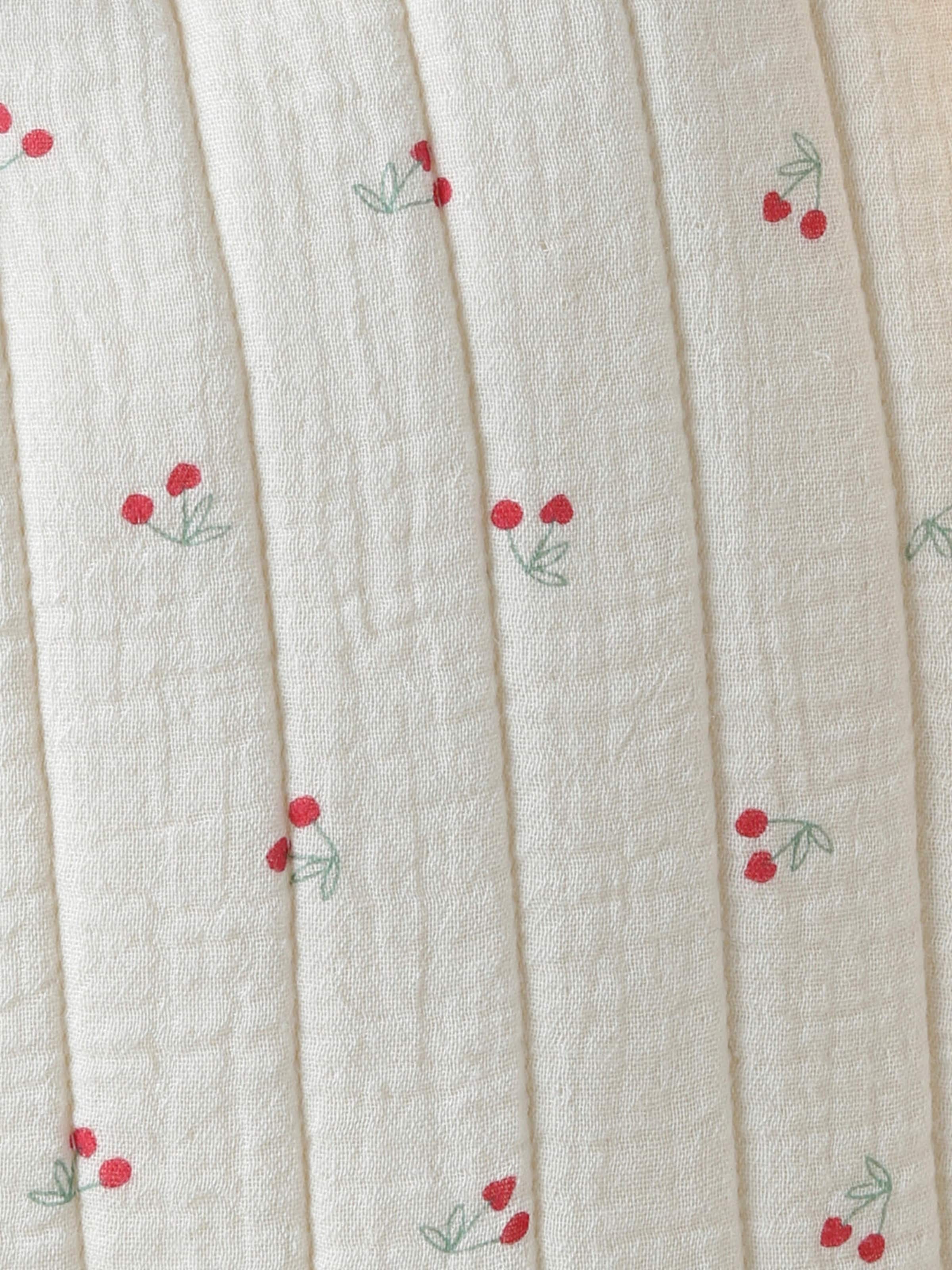 Vertbaudet Kinder Tragerucksack für Puppenbabys CHERRY wollweiß/kirschen