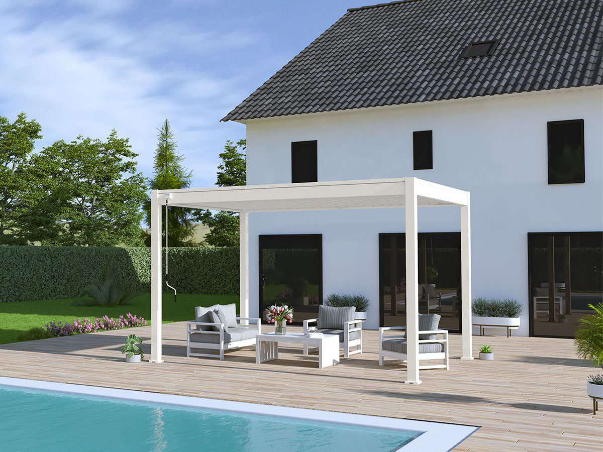 Novum ORION 300 x 400 cm Terrasoverkapping - White