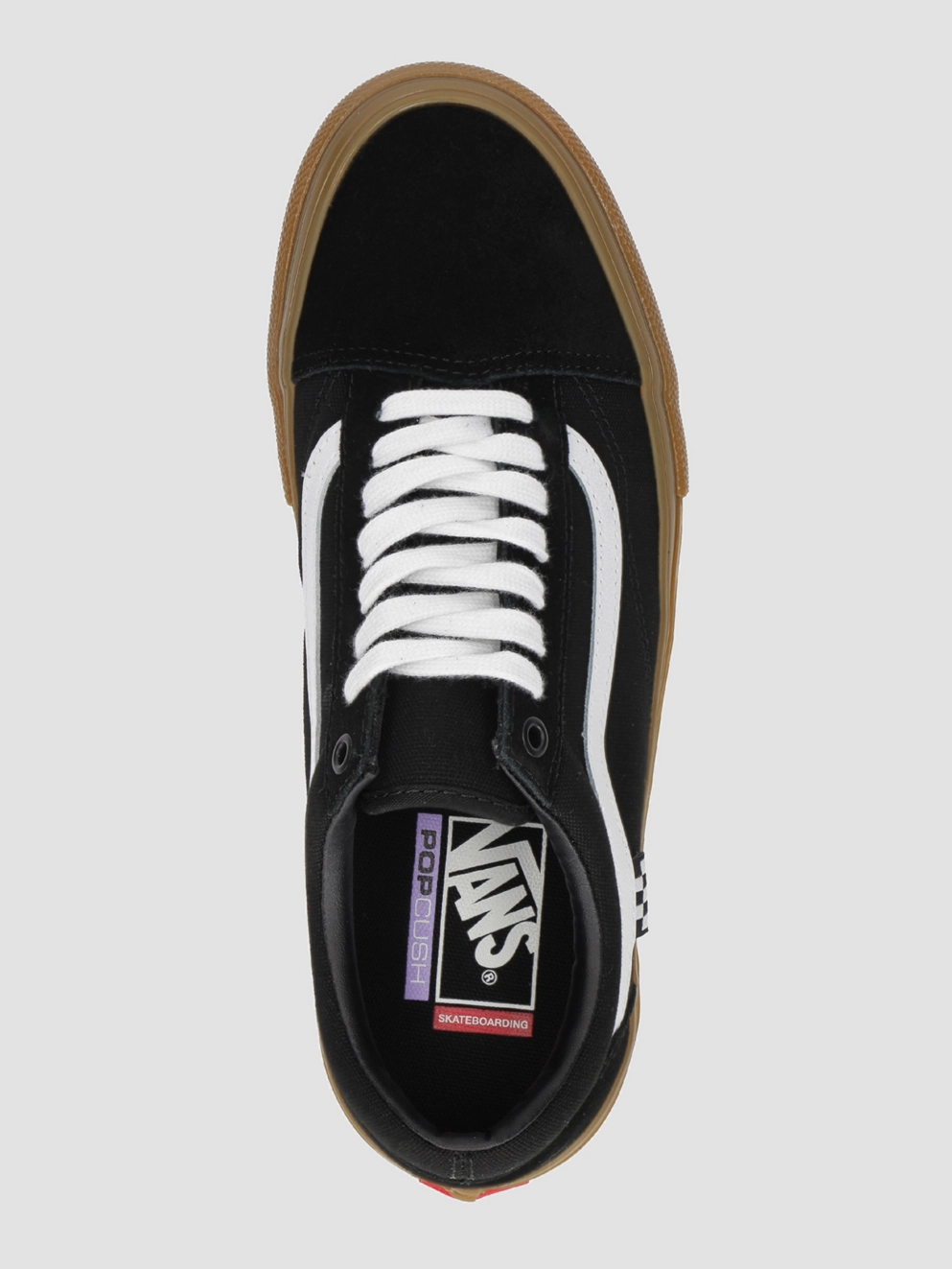 Vans Skate Old Skool Skate Shoes black/gum