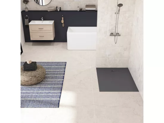Receveur KINEDO Kinesurf Nova 120X80 gris anthracite