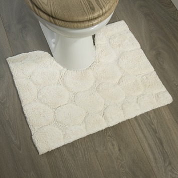 Sealskin WC mat Pebbles 50x60 cm Ivoor