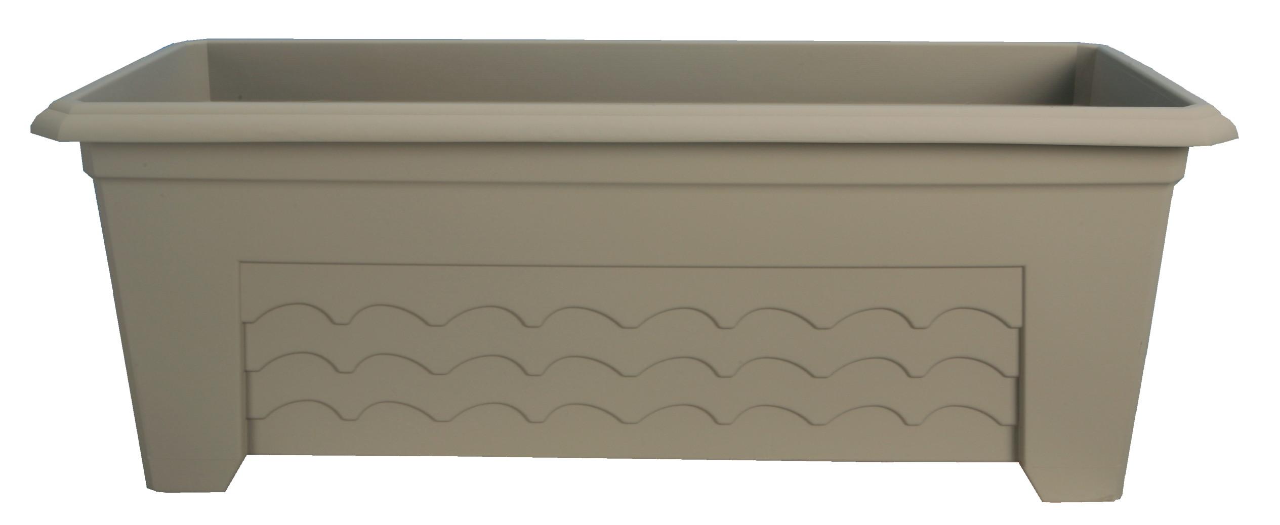 JARDINIERE TERRISSIMA 79X34CM TAUPE 50L