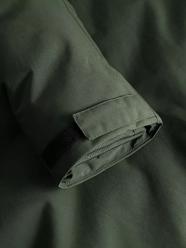 KNOWLEDGE COTTON APPAREL Parka APEX CANVAS dunkelgrün