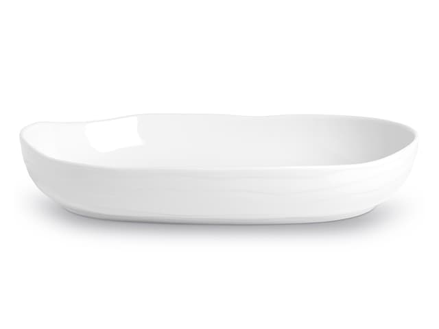 Pillivuyt Boulogne Fad rektangulært 36 x 26 x 6 cm Hvid