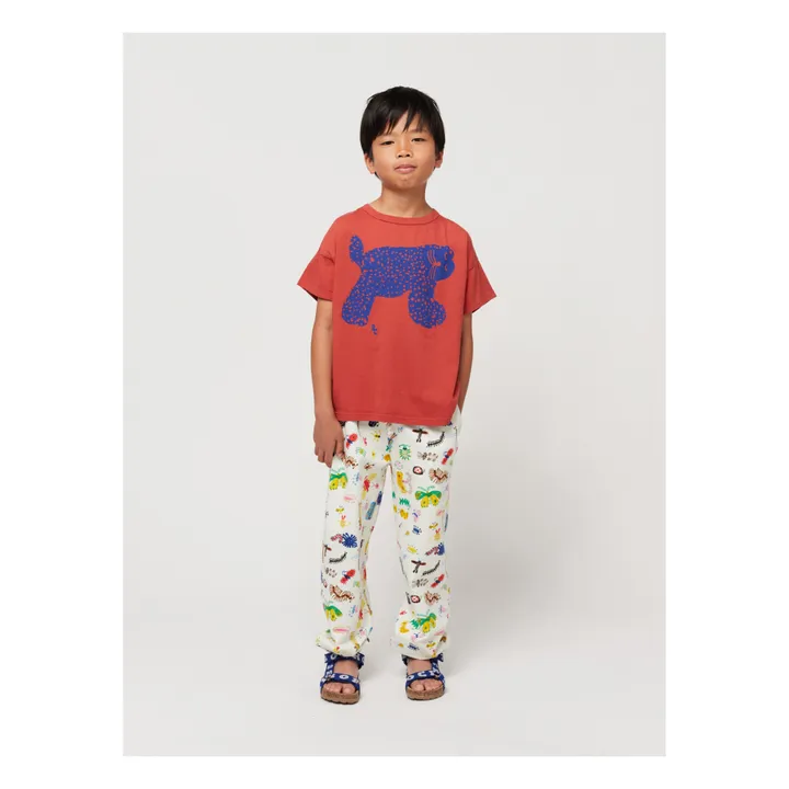 Bobo Choses T-Shirt Coton Bio Chat | Terracotta