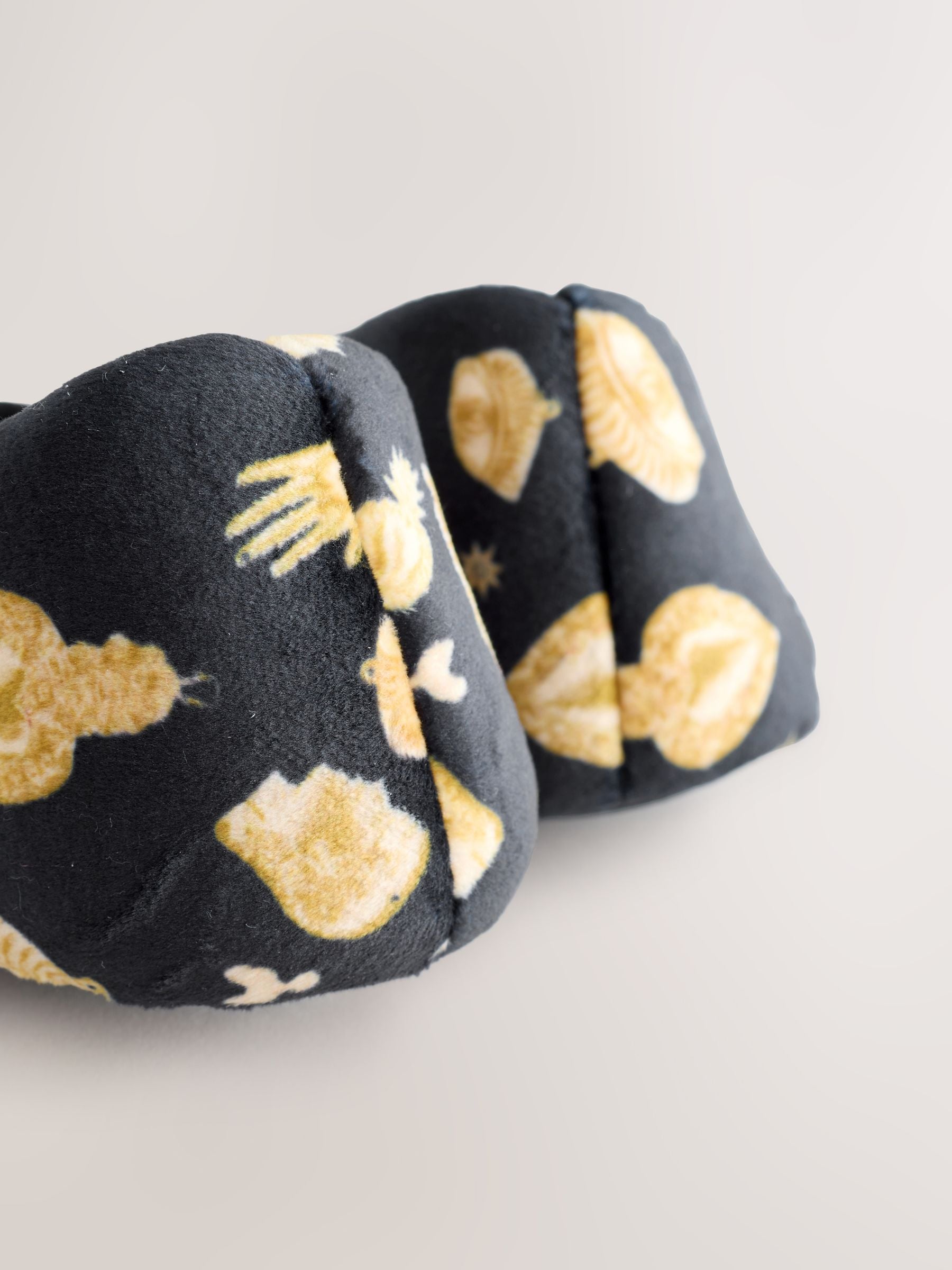 Never Fully Dressed Charm Velour Mary Jane Slippers