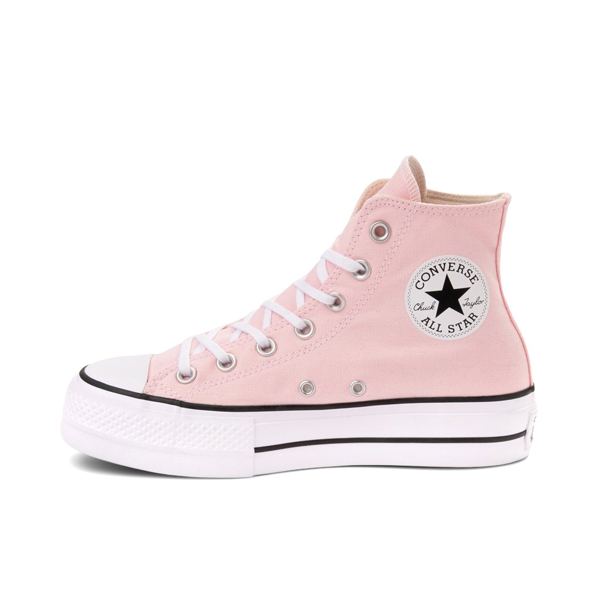 CONVERSE-Ctas lift_hi-Baskets montantes - Talon plat - Rose Clair