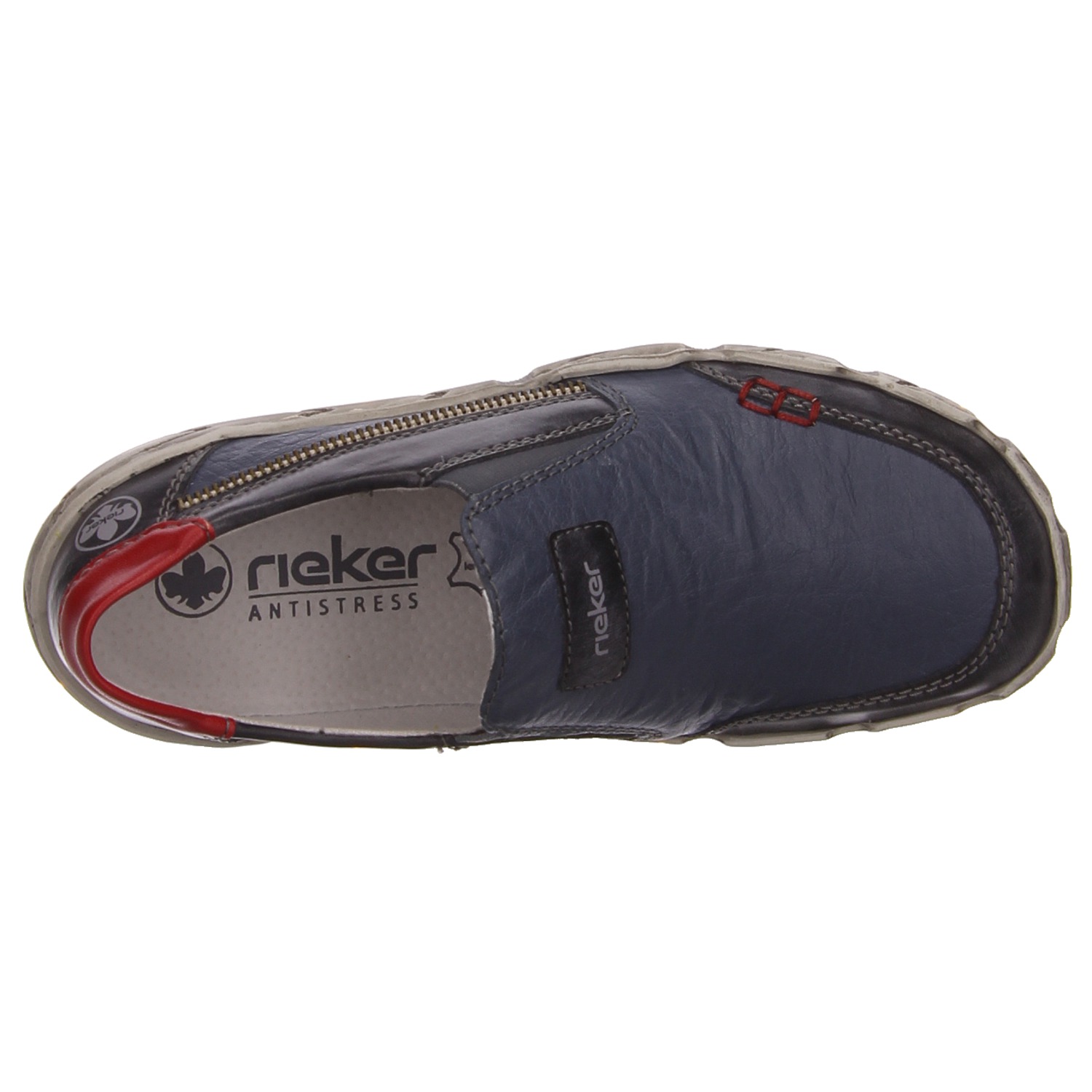 Rieker Slipper blau blau