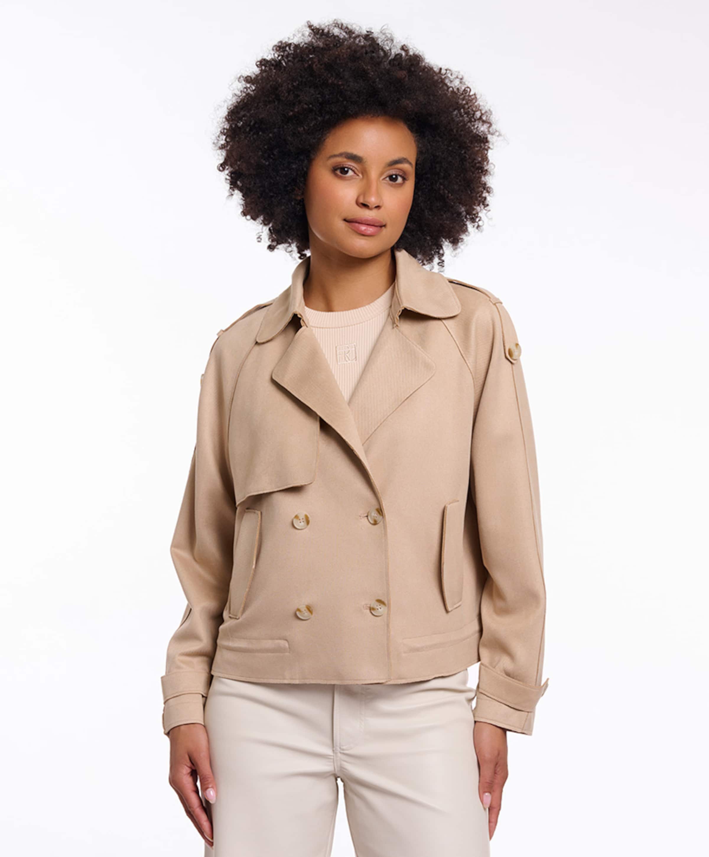 Rino & pelle Dames jas beige