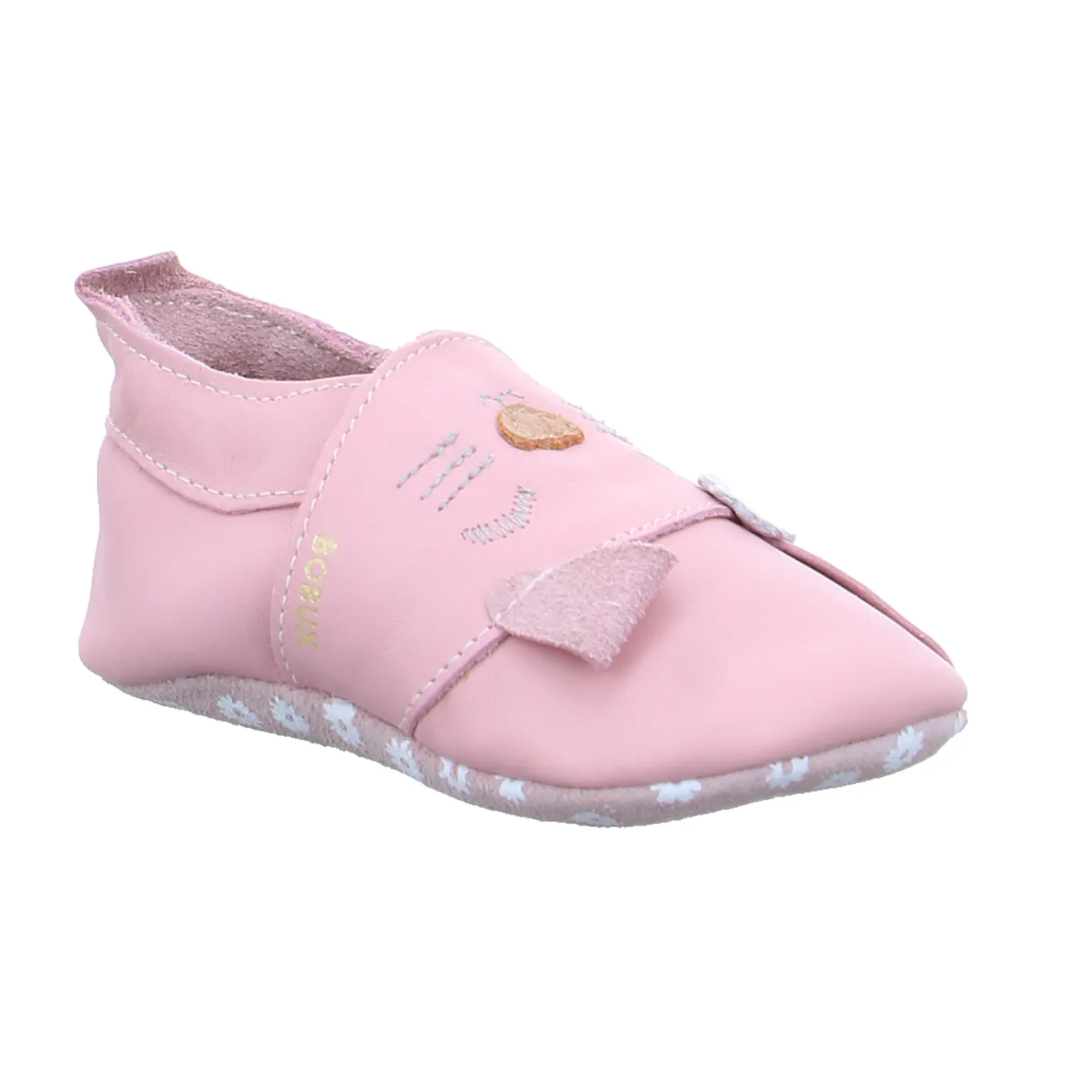 BOBUX Krabbelschuh Rosa Leder