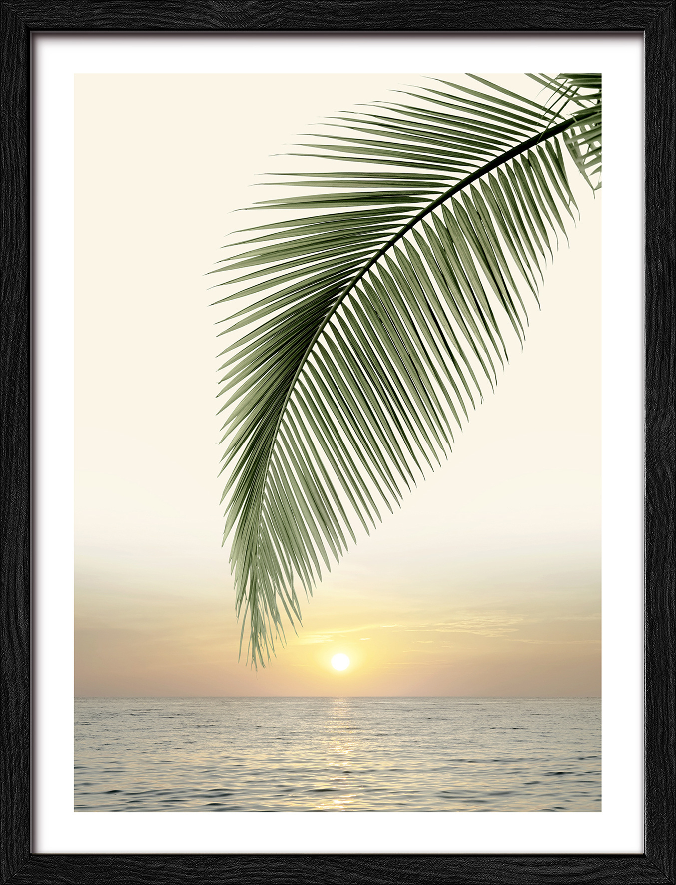 Gerahmtes Bild JUNGLE LEAVES
