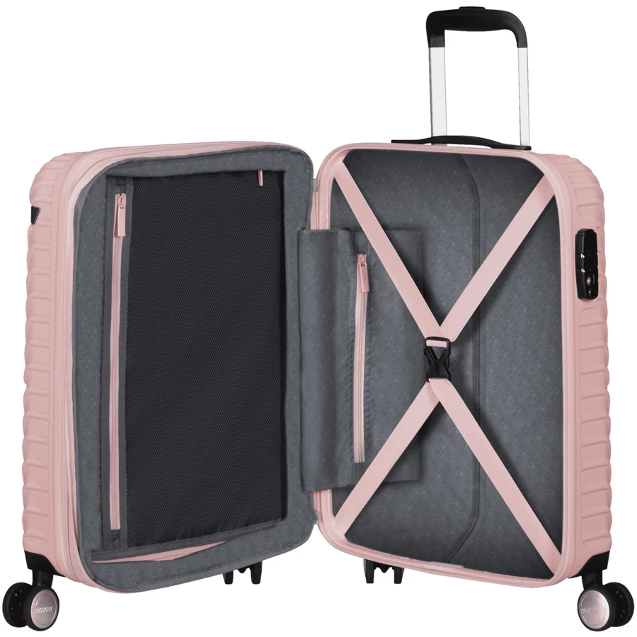 American Tourister Mickey Clouds - 4-Rollen-Kabinentrolley 55 cm erw. Mickey Rose Cloud