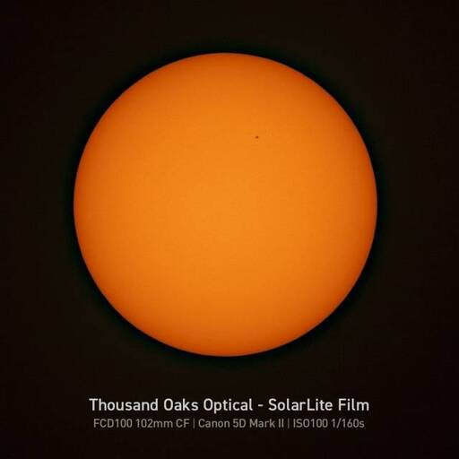 Filtro solar Sun Catcher para telescópios de 60 a 80 mm - Explore Scientific