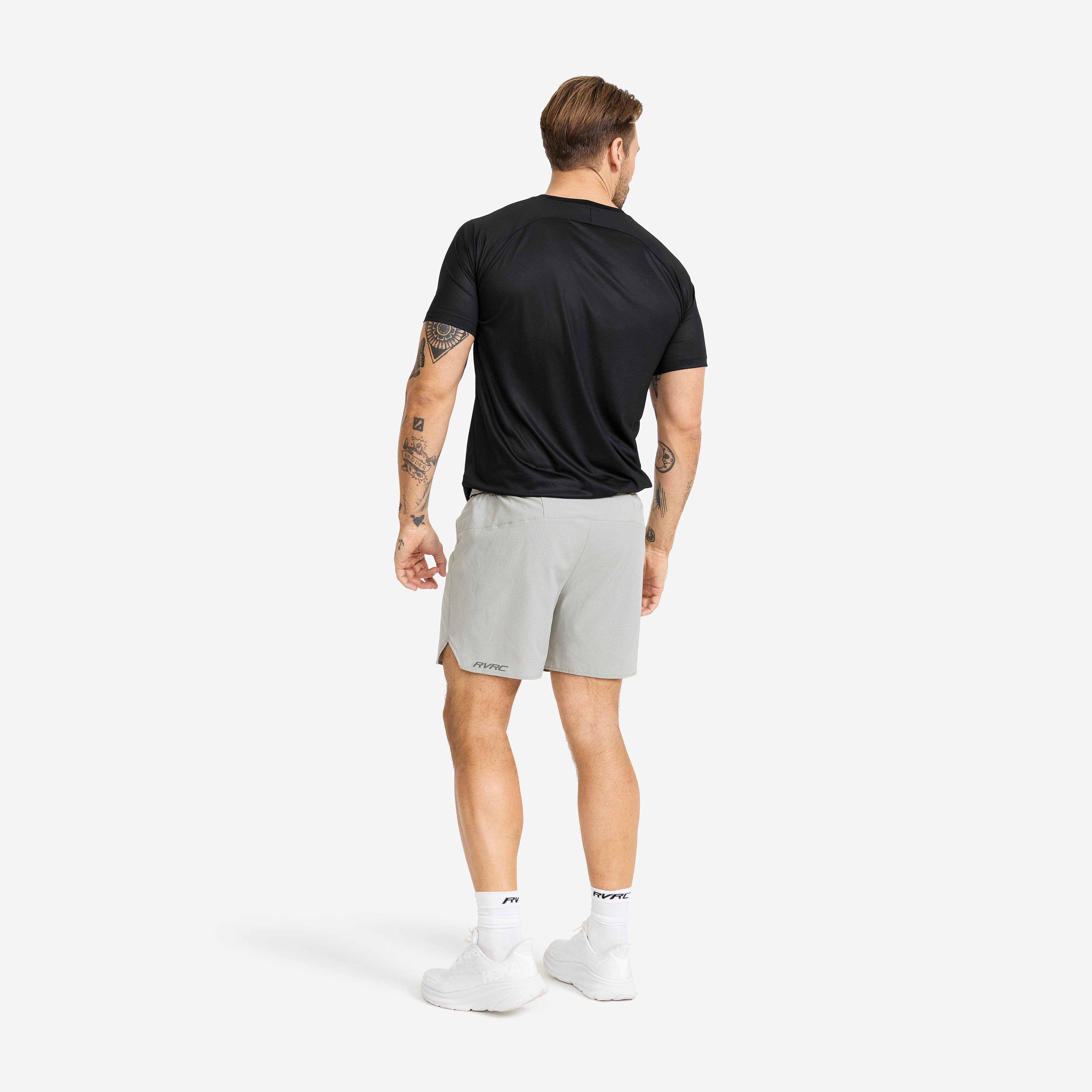 Rush Pro Shorts Herre Limestone Grey