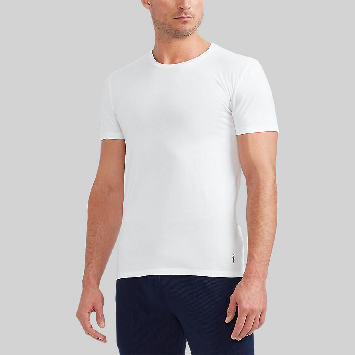 POLO RALPH LAUREN<br>Conjunto de 3 camisas ajustadas com gola redonda