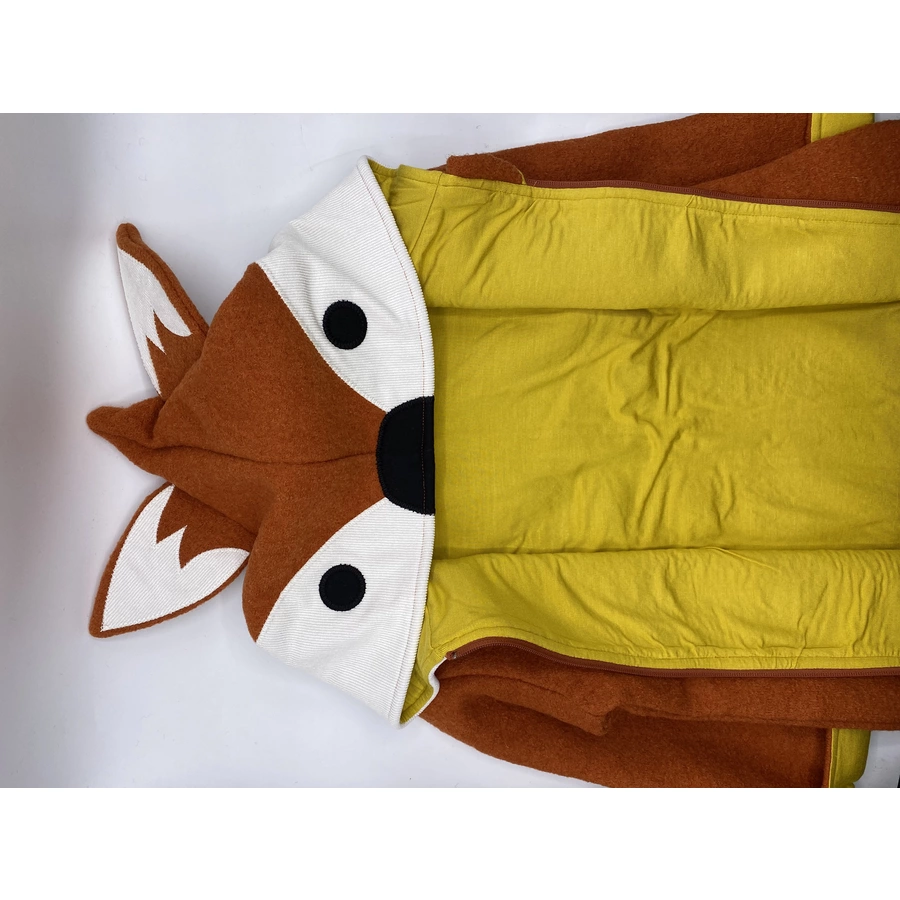 Räuber&Komplizen Walkjacke Fuchs orangegelb
