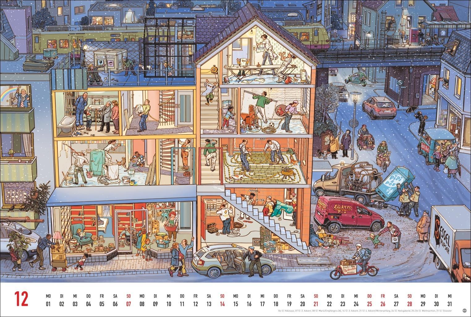 Göbel & Knorr Wimmelbilder Edition Kalender 2025