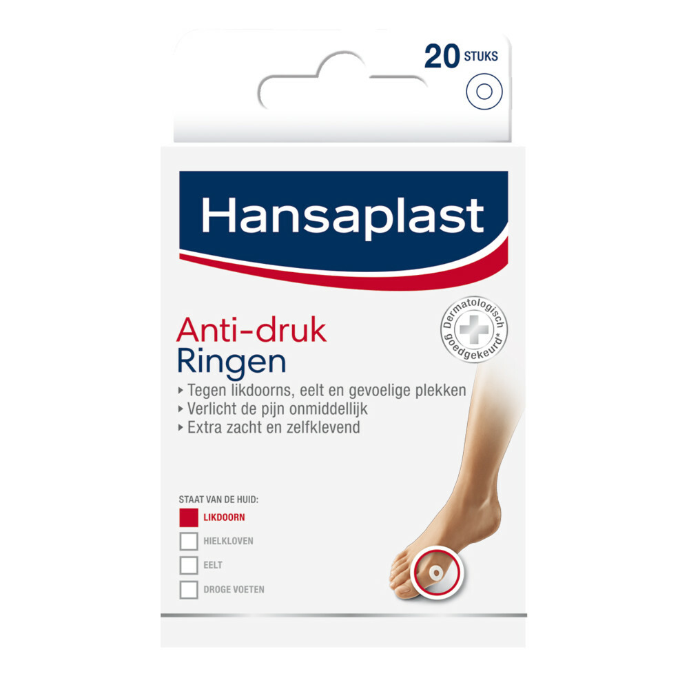 Hansaplast Anti-drukringen voor Likdoorns20 stuks