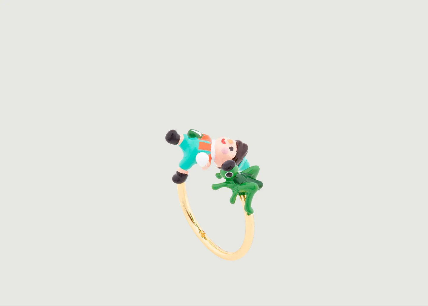 Bague ajustable Piccolino Pinocchio et Cricket N2