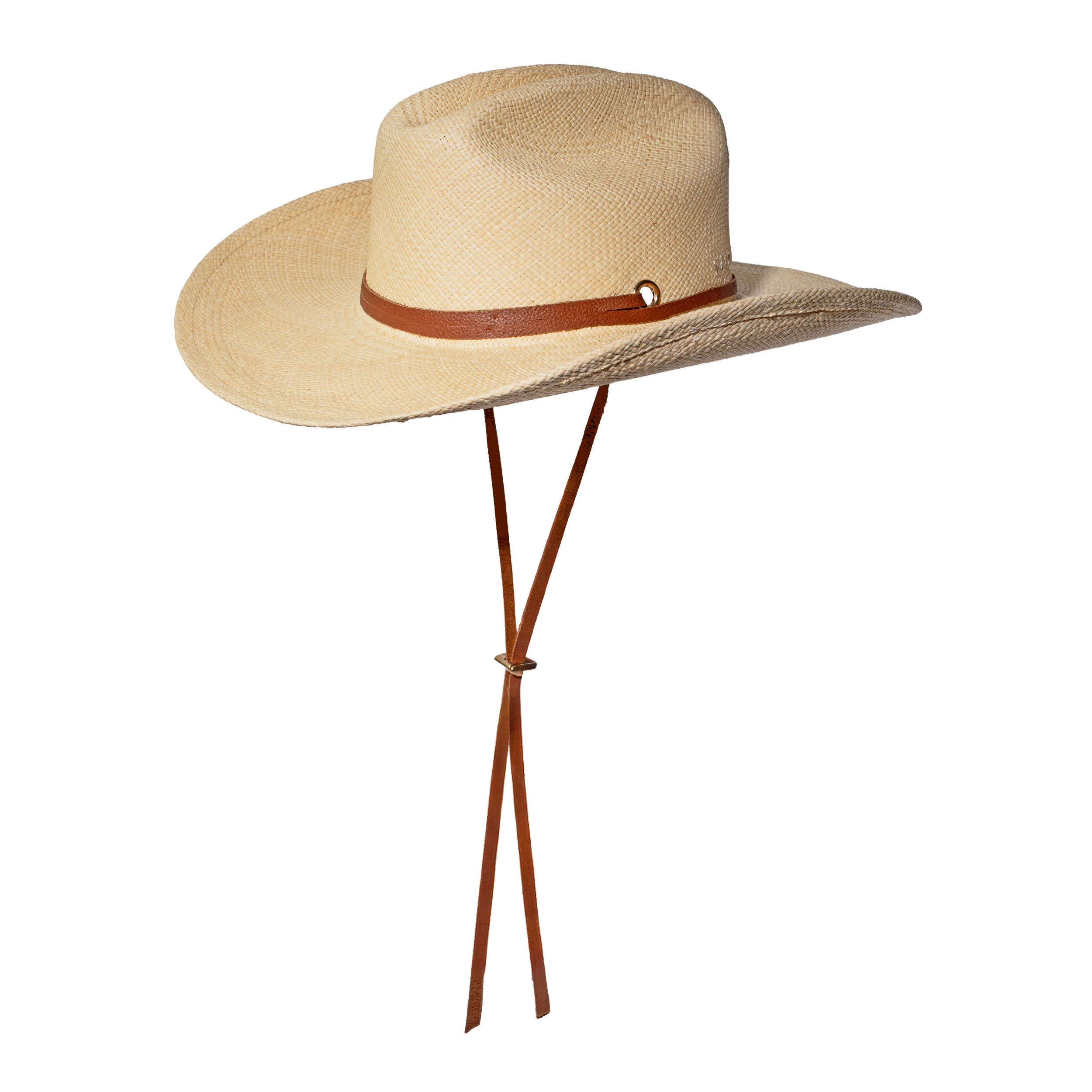Chapeau de cowboy texan à long bord « Hace Calor » avec broderie