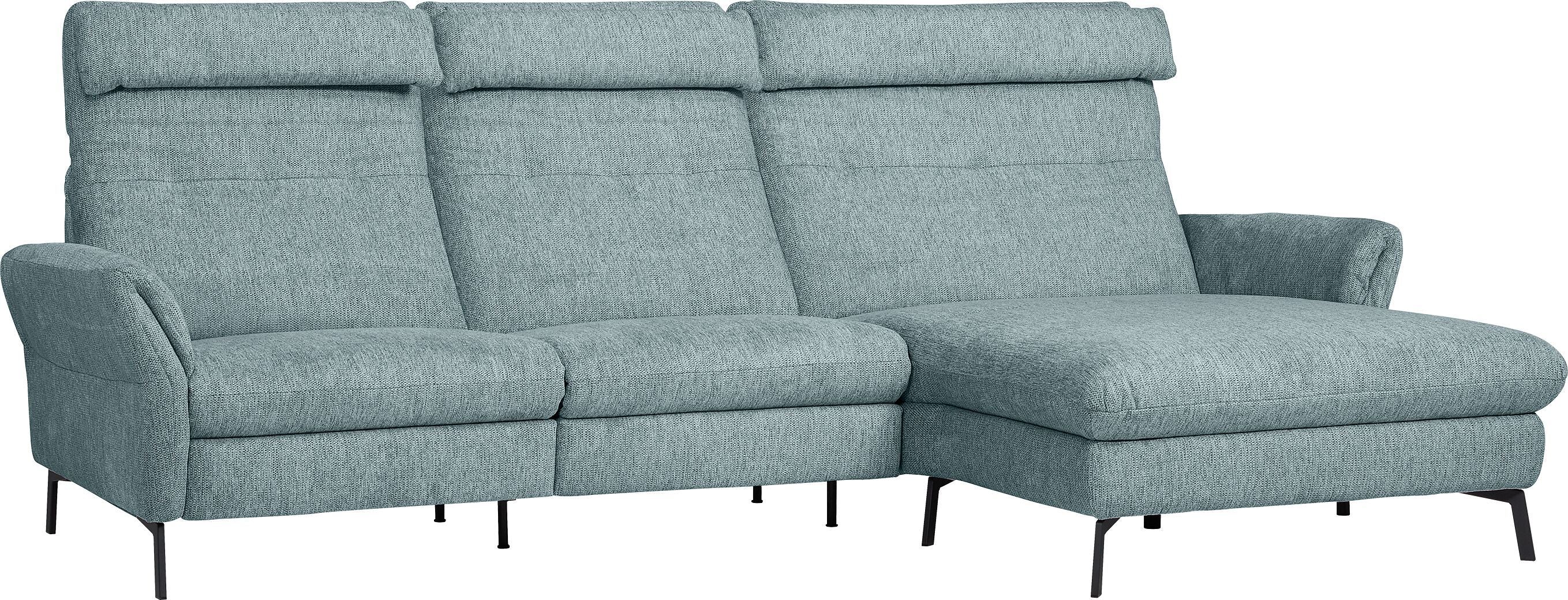 SEBO Ecksofa - Hellblau / B: 284.0 cm x T: 161.0 cm x H: 84.0 cm