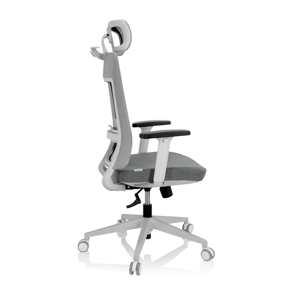 Profi Bürostuhl COMFIO WMH Stoff/Netzstoff mit Armlehnen (höhenverstellbar) hjh OFFICE