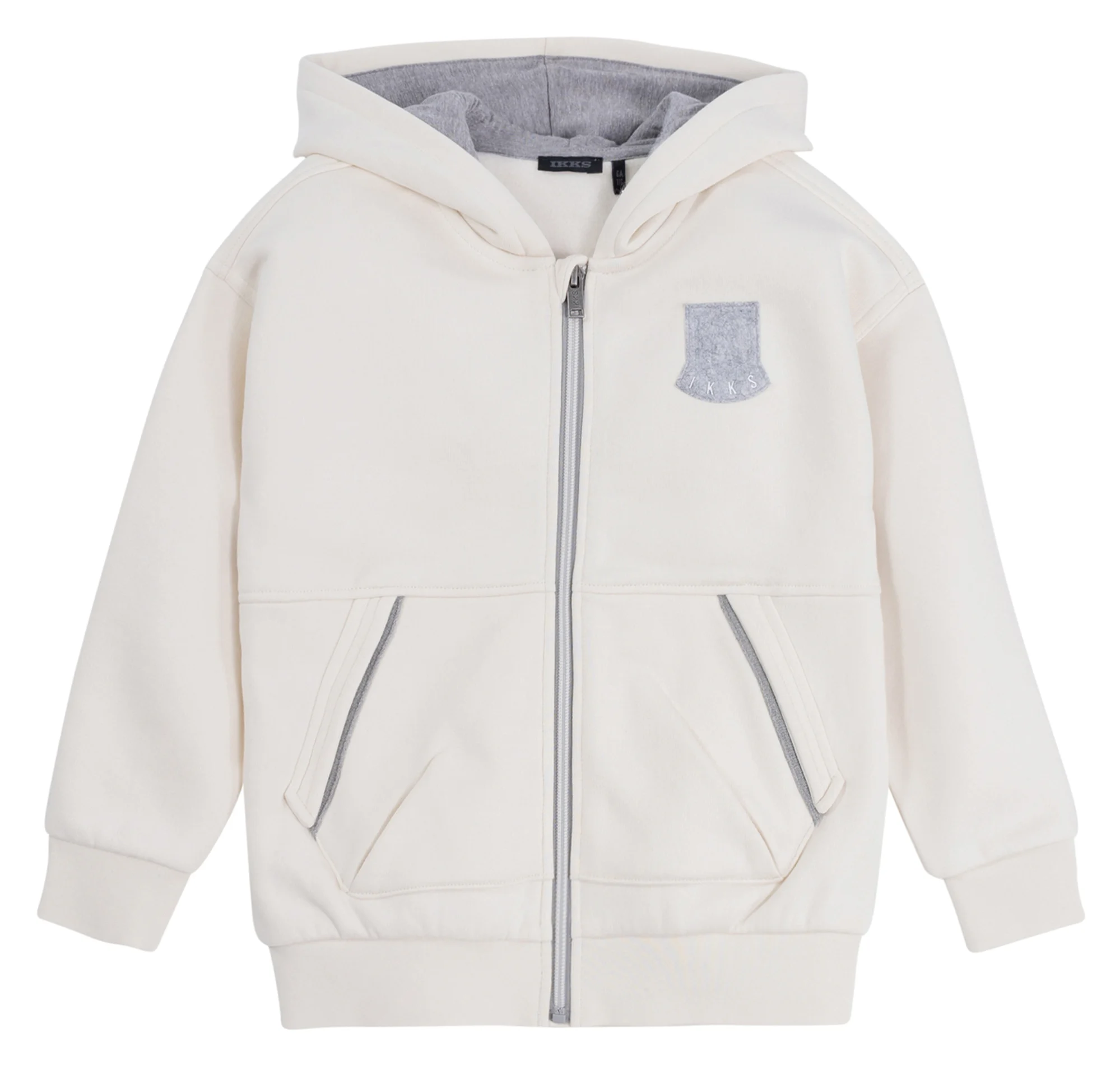 Sweat à capuche en coton mélangé | Blanc