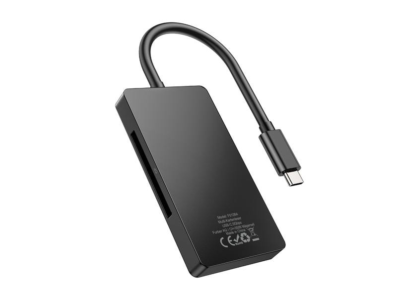 onit Card Reader Extern USB-C 3-in-1 Speicherkartenleser mit drei Slots