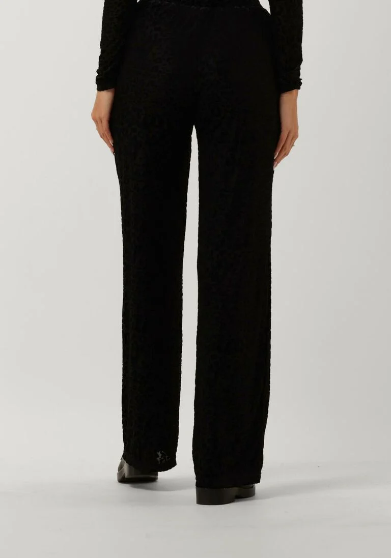 REFINED DEPARTMENT zwarte refined department wijde broek nova